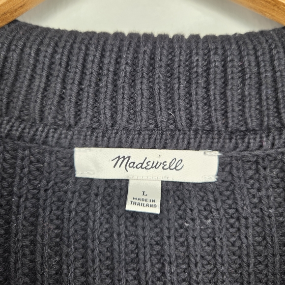 Madewell Black and White Striped Cardigan - Picture 4 of 6